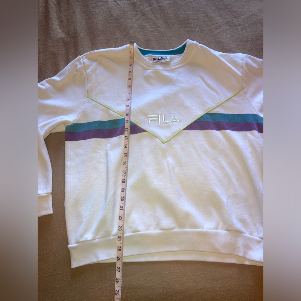 Fila 80s / 90s Retro Crewneck Sweater - Picture 8 of 9
